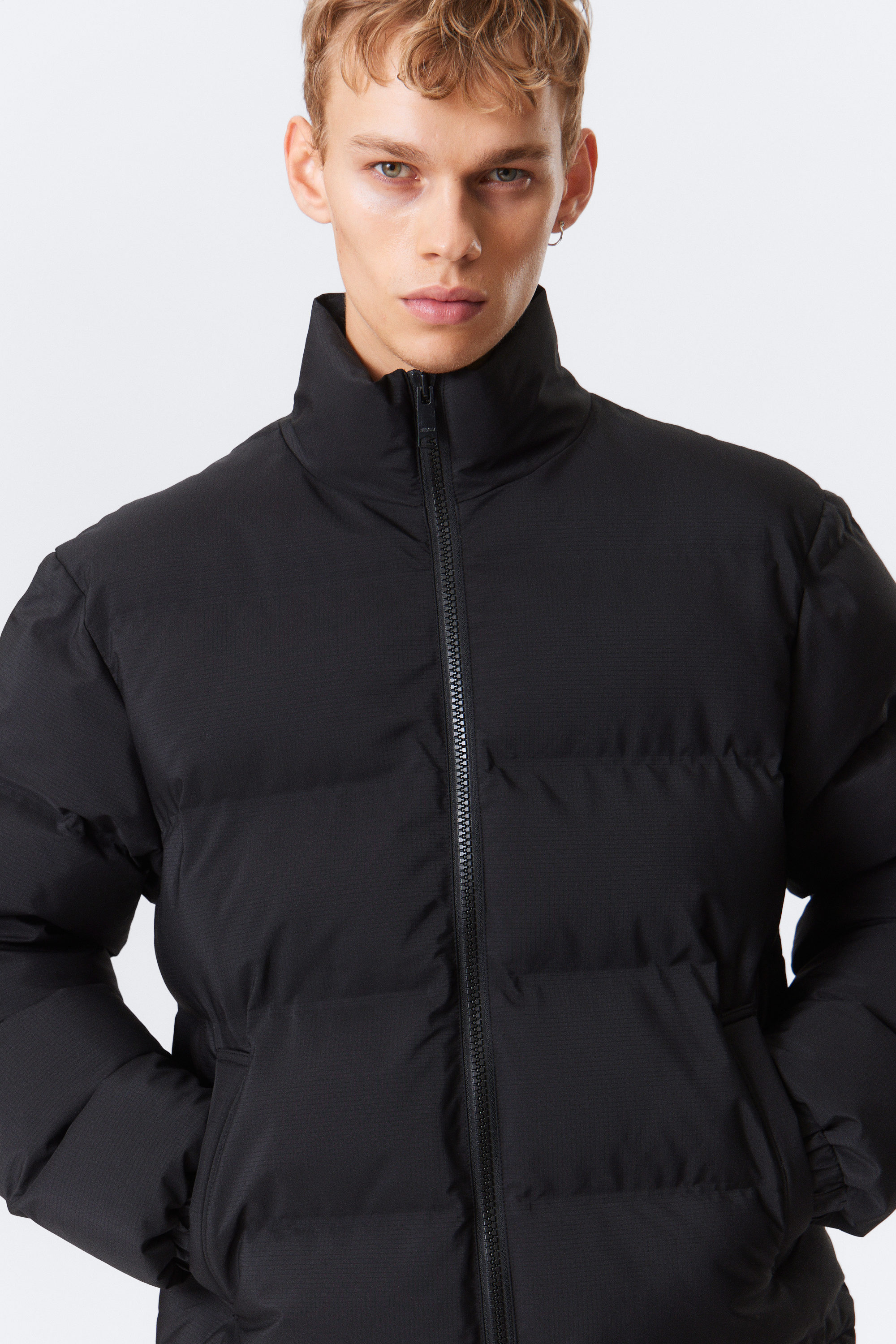 Black - Cole Puffer Jacket - 2