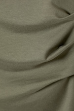 Dusty Khaki Green - Drape Mini Dress - 1