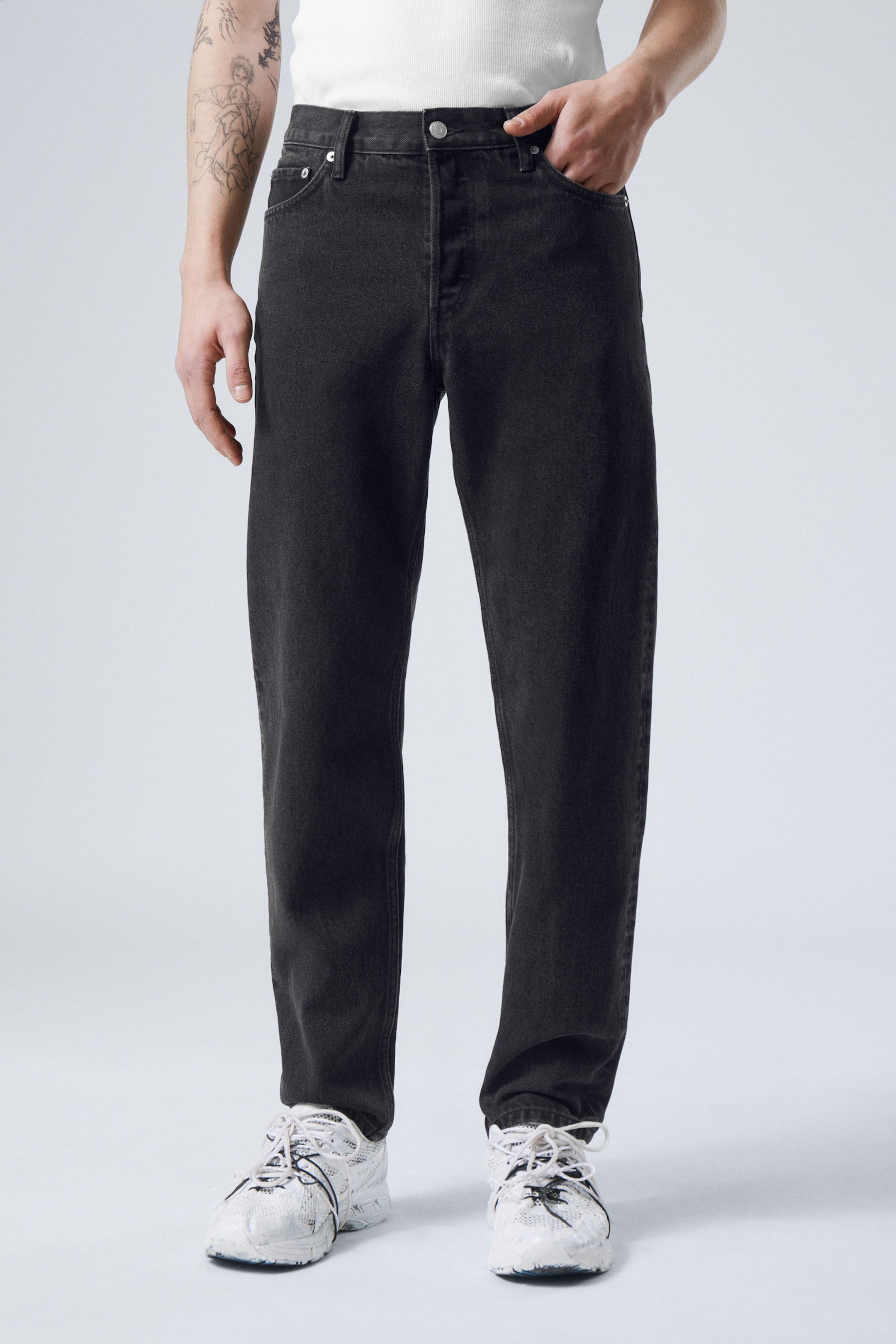 #272628 - Barrel Relaxed Tapered Leg Jeans - 2