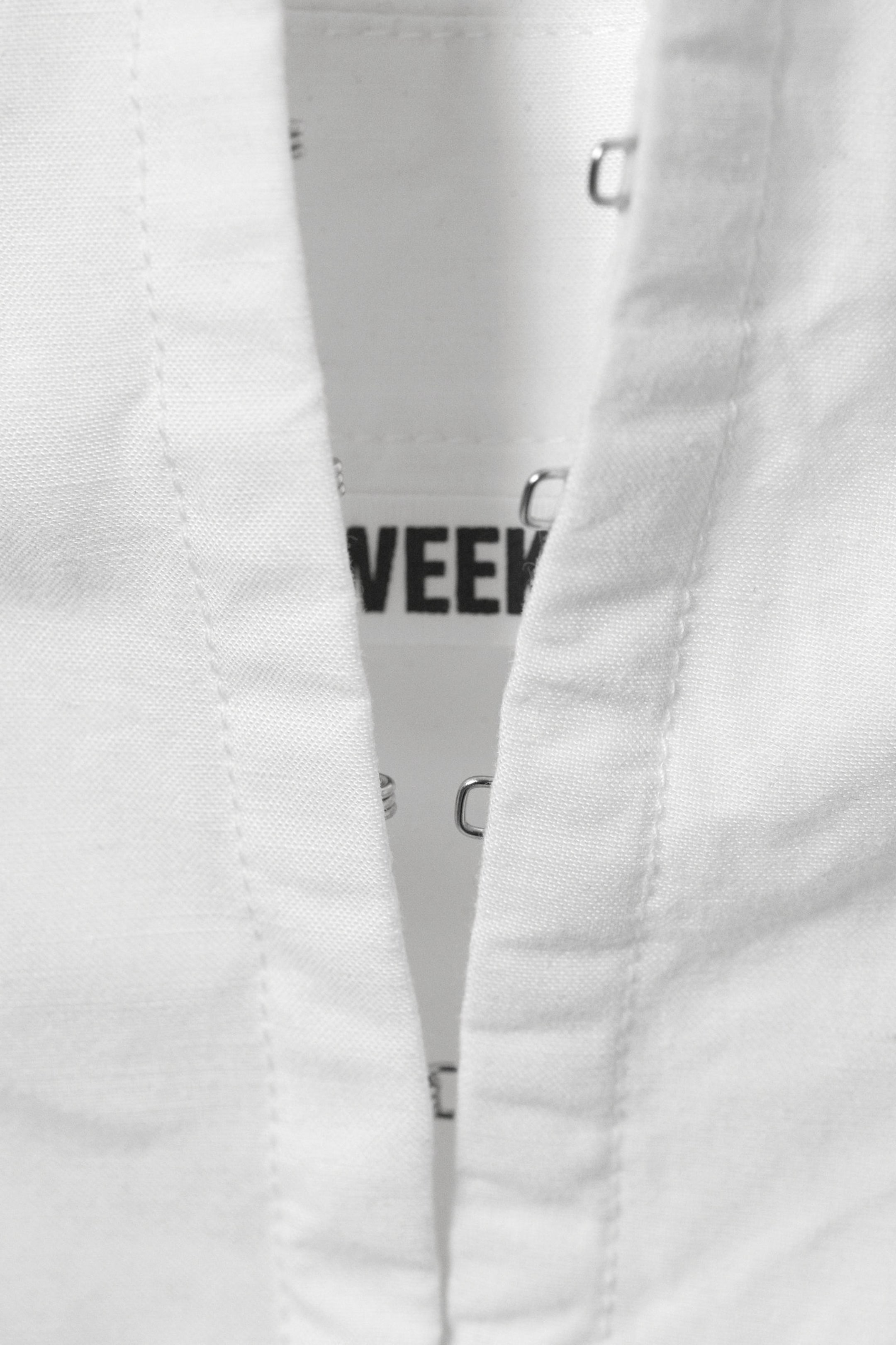 Weiß - Neckholder-Top mit Hakenverschluss und Bindeband - 4