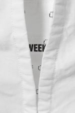 White - Tie-Back Hook-and-Eye Halterneck Top - 4