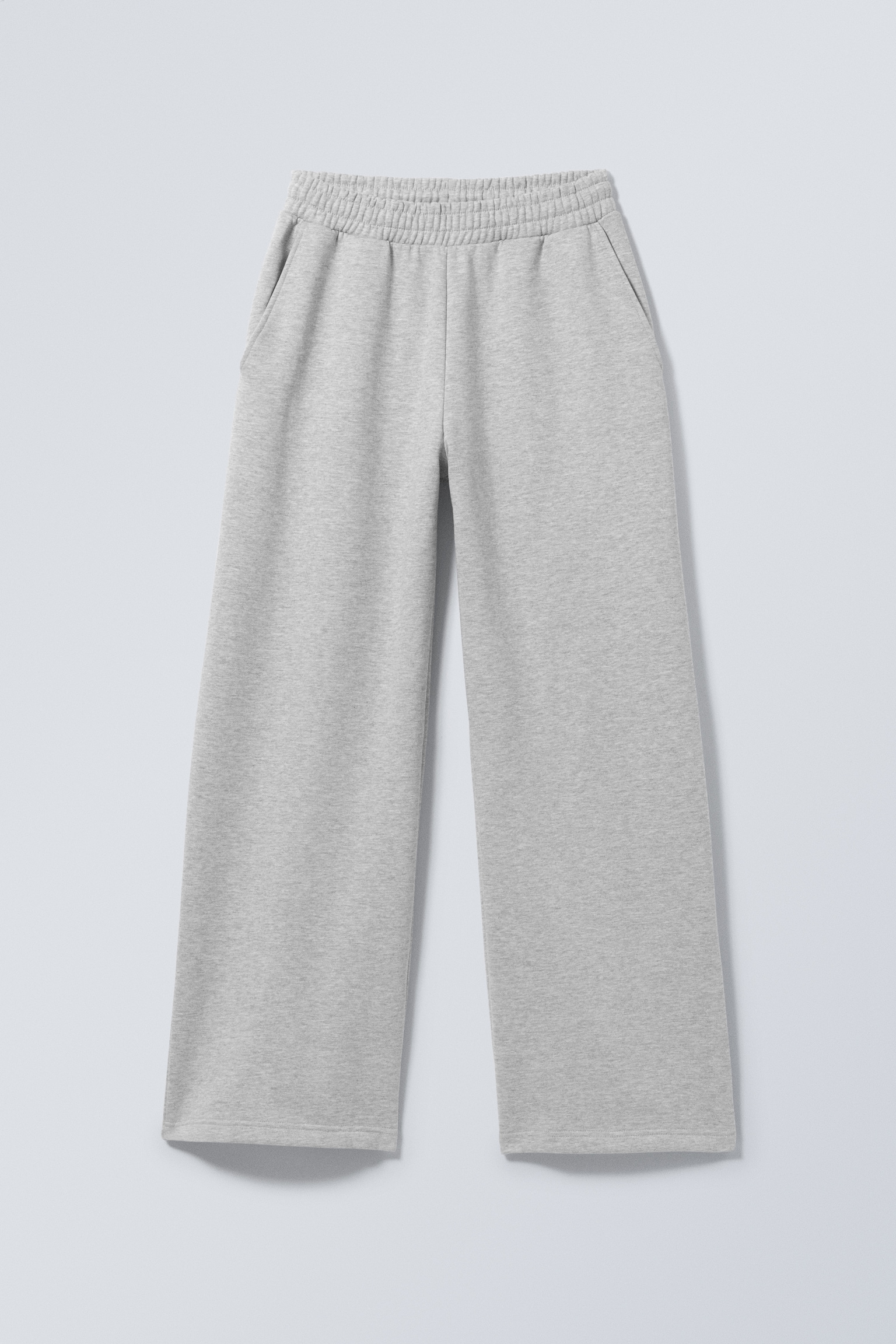 Lange, schwere Sweatpants in lockerer Passform - Graumeliert/Dunkelbraun/Grau/Dunkelgrün/Schwarz/Marineblau