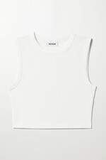 White - Ärmelloses T-Shirt Bestie - 0