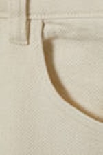 Helles Beige - Baggy-Baumwollhose mit niedrigem Bund - 5