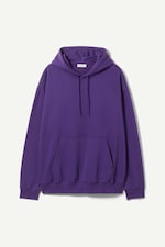 Purple - Oversized Midweight Hoodie - 0