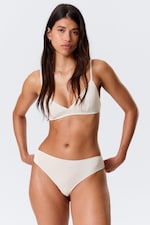 Licht taupe - Set van 2 slips - Brazilian met halfhoge taille - 0