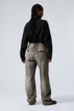 Canyon Grey - Medium Grey - Galaxy Loose Straight Leg Jeans - 21
