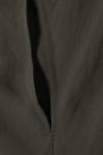 Dark Grey - Sheer Sleeveless Boat-Neck Mini Dress - 5