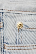 Aventure Blue – Bleu clair - Mini-short denim taille basse Booty Bei - 2