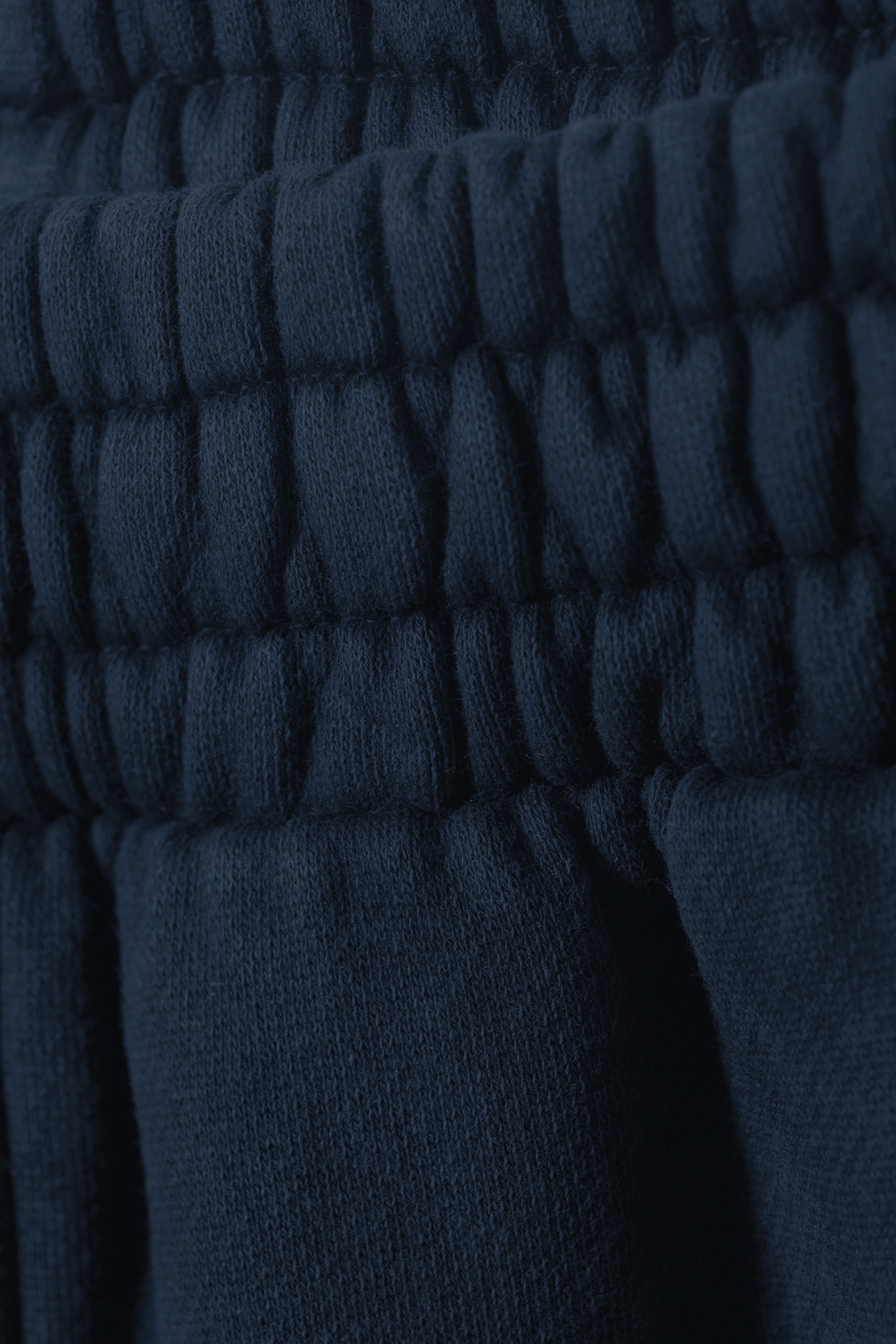 Marineblau - Lange, schwere Sweatpants in lockerer Passform - 2