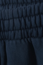 Navy Blue - Loose Long Heavyweight Sweatpants - 1