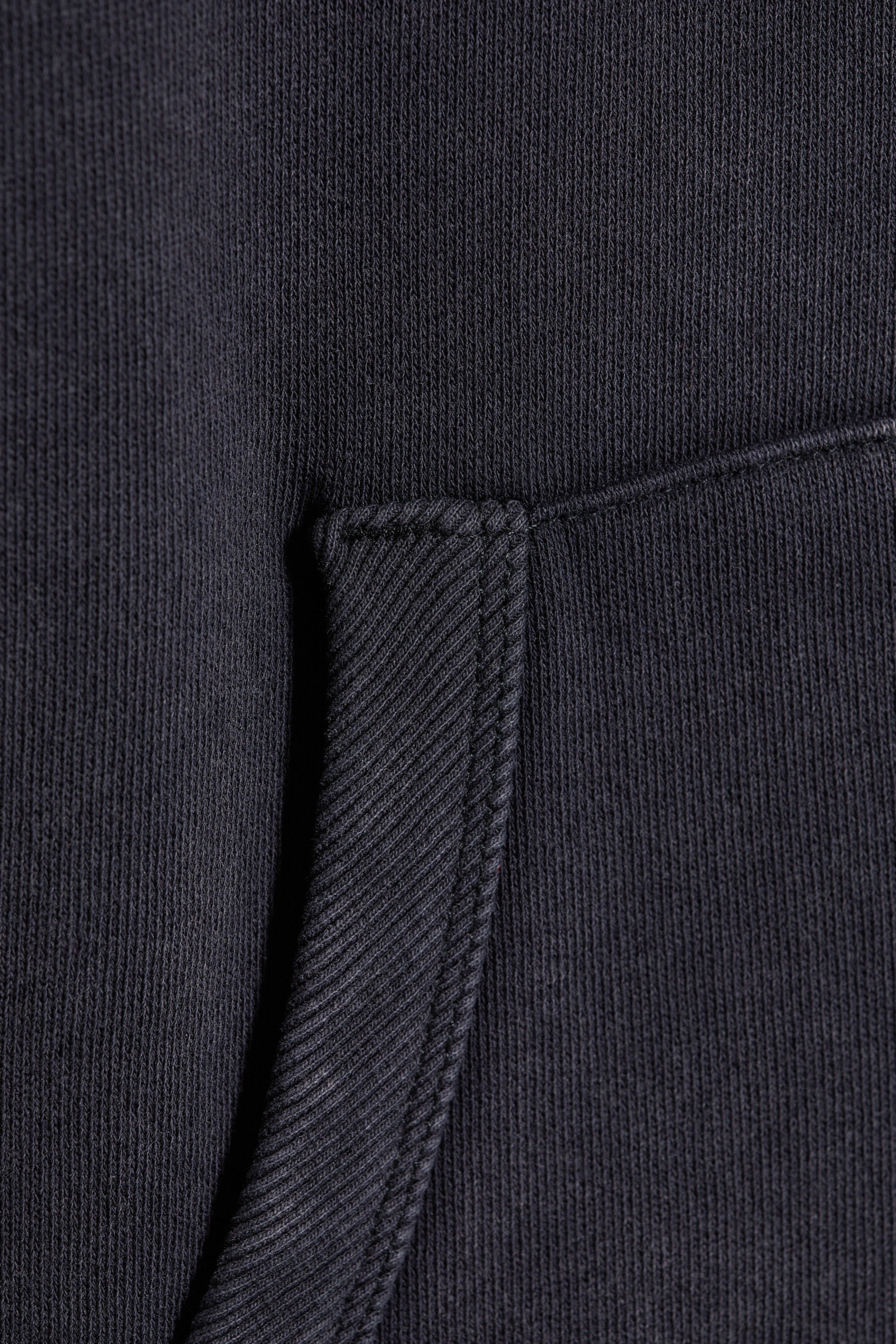 Svart - Slim-fit hettejakke - 5