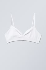 White - Cat Soft Seamless Triangle Bra - 0