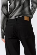 Black Rinse - Schwarz - Orbit Mid Waist Regular Straight Leg Jeans - 9