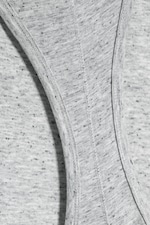Staubgrau meliert - Racerback Maxi Dress - 6