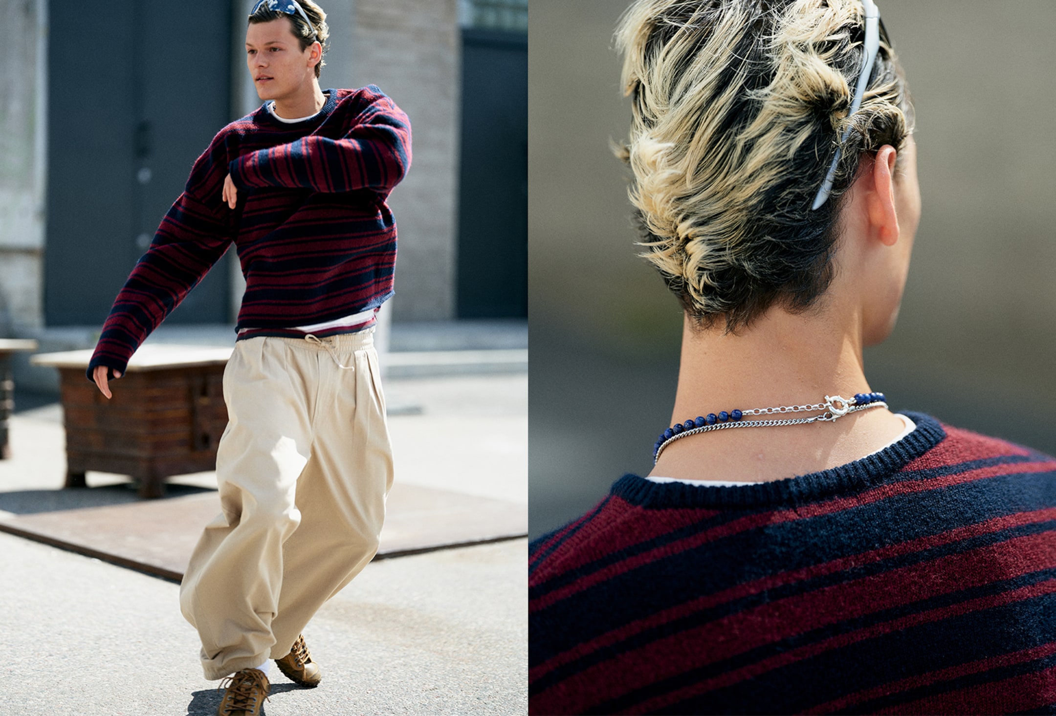 Two models wearing outfits from the Weekday Festival Edit