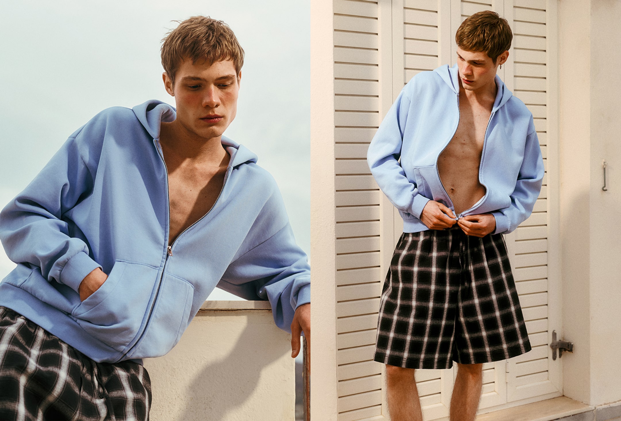 Two models wearing outfits from the Weekday Festival Edit