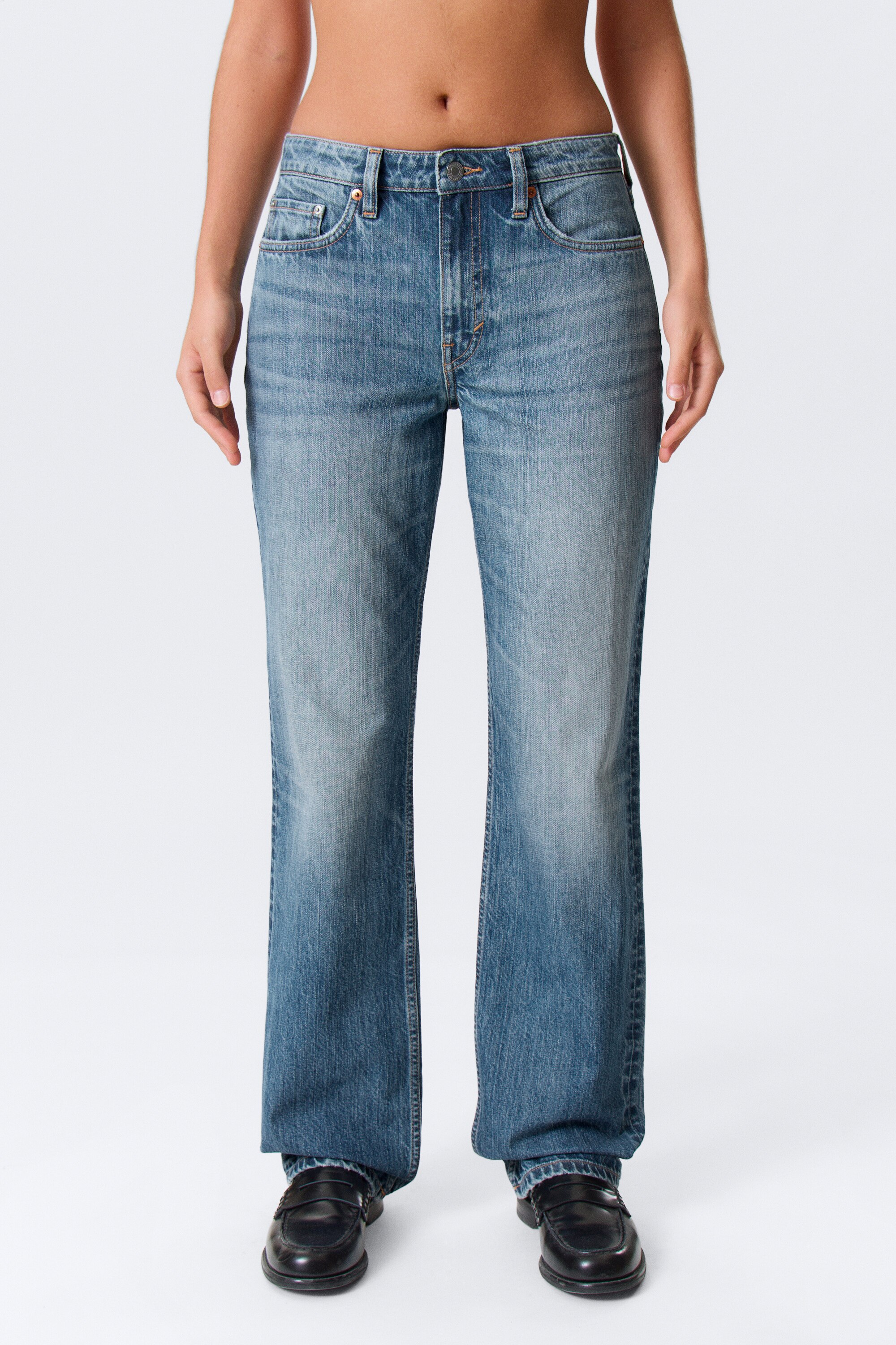 メンズ WAKE.JEANS Original Wide Straight Pants