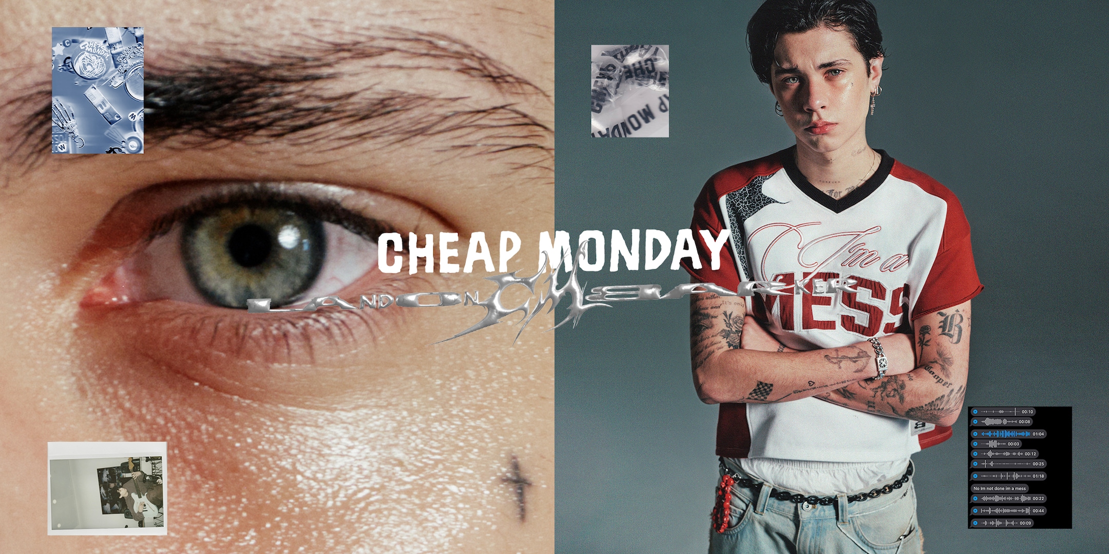 Cheap Monday x Landon Barker launch collab