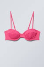 Pink - Low Wire Bikini Top - 0