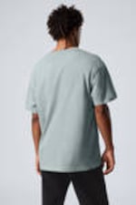 Washed Grey/Blue - Oversized Heavyweight T-shirt - 3