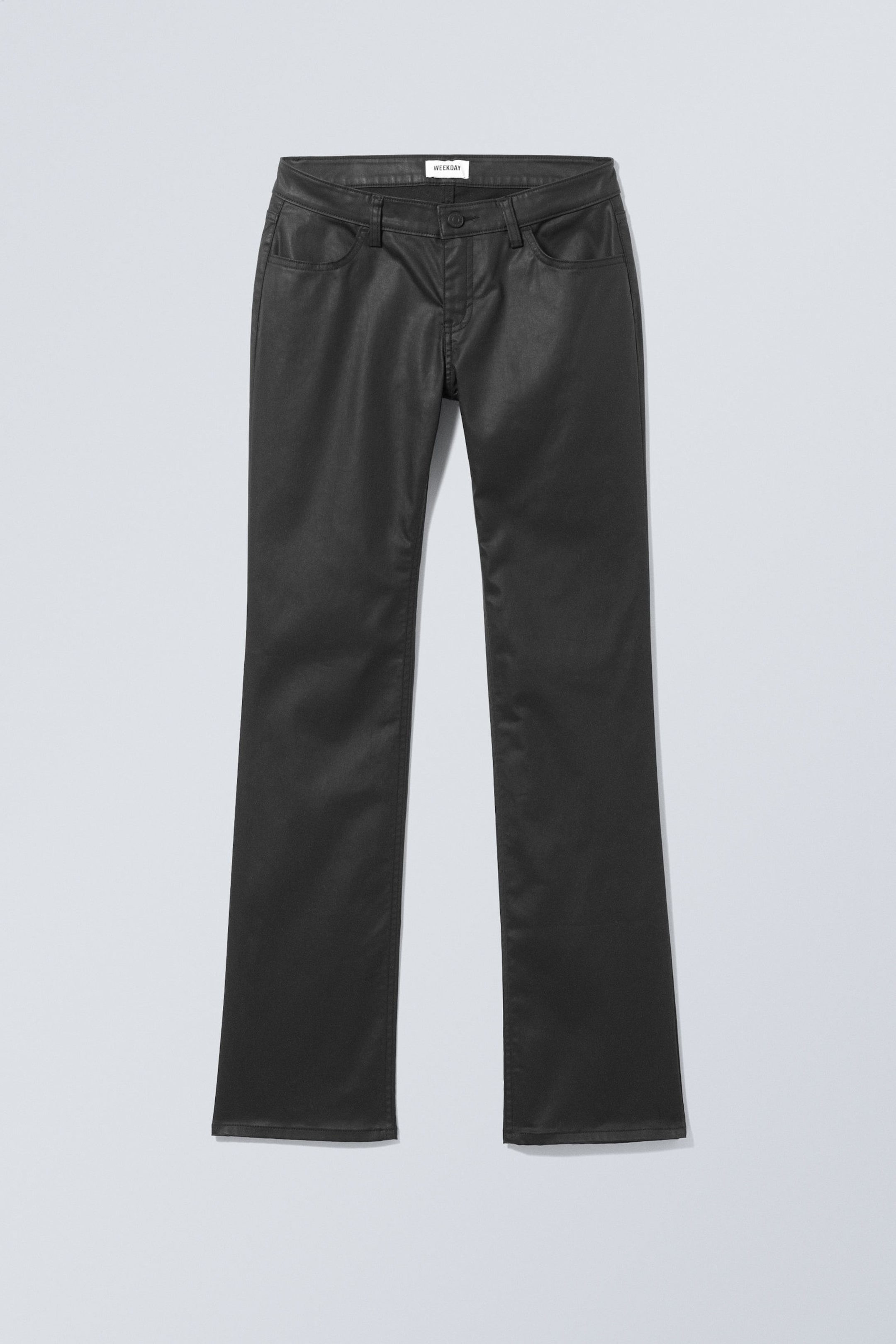 Coated Black - Lana Coated Trousers - 0