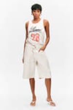 Off-white - Low Rise Cargo Cotton Twill Jorts - 0