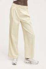 Light Dusty Beige - Wide Leg Trousers - 1