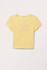 Yellow Dolphin - Cropped t-shirt - 0