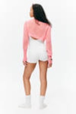 Pink - Soft Cropped Pyjama Sweater - 2