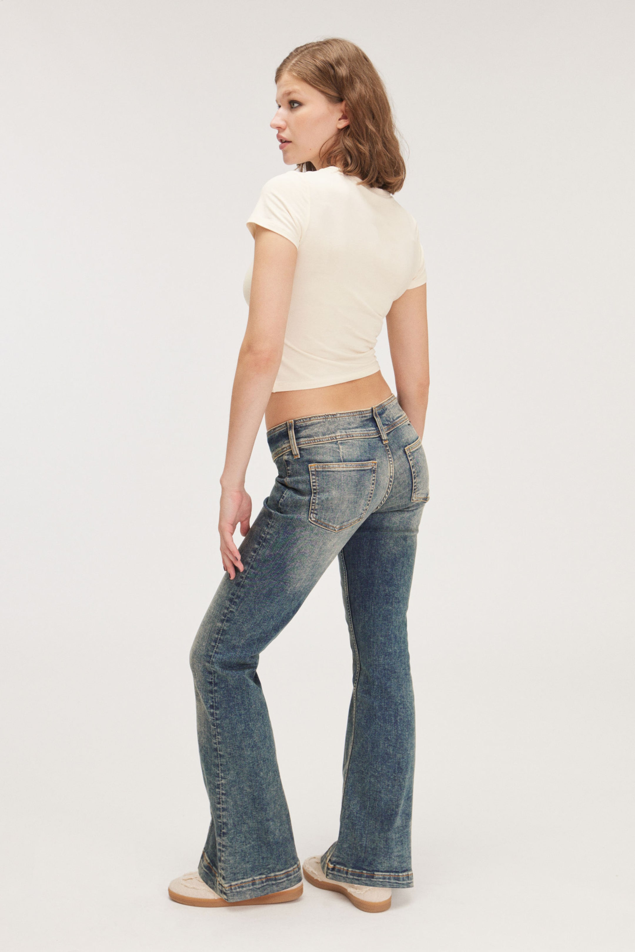 Canyon Blue - Nicole Low Bootcut Jeans - 2