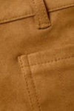 Brown - Faux Suede Mini Shorts - 5