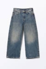Desert Blue - Medium Blue - Peggy Low Waist Loose Baggy Leg Jeans - 5
