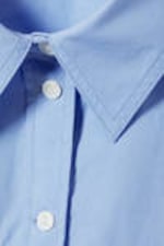 Light Blue - Cropped Loose Cargo Shirt - 5