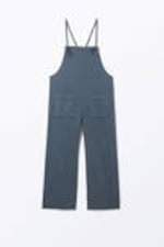 Blue - Tie Denim Dungarees - 4