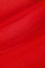 Red - Super soft sleeveless boatneck top - 1