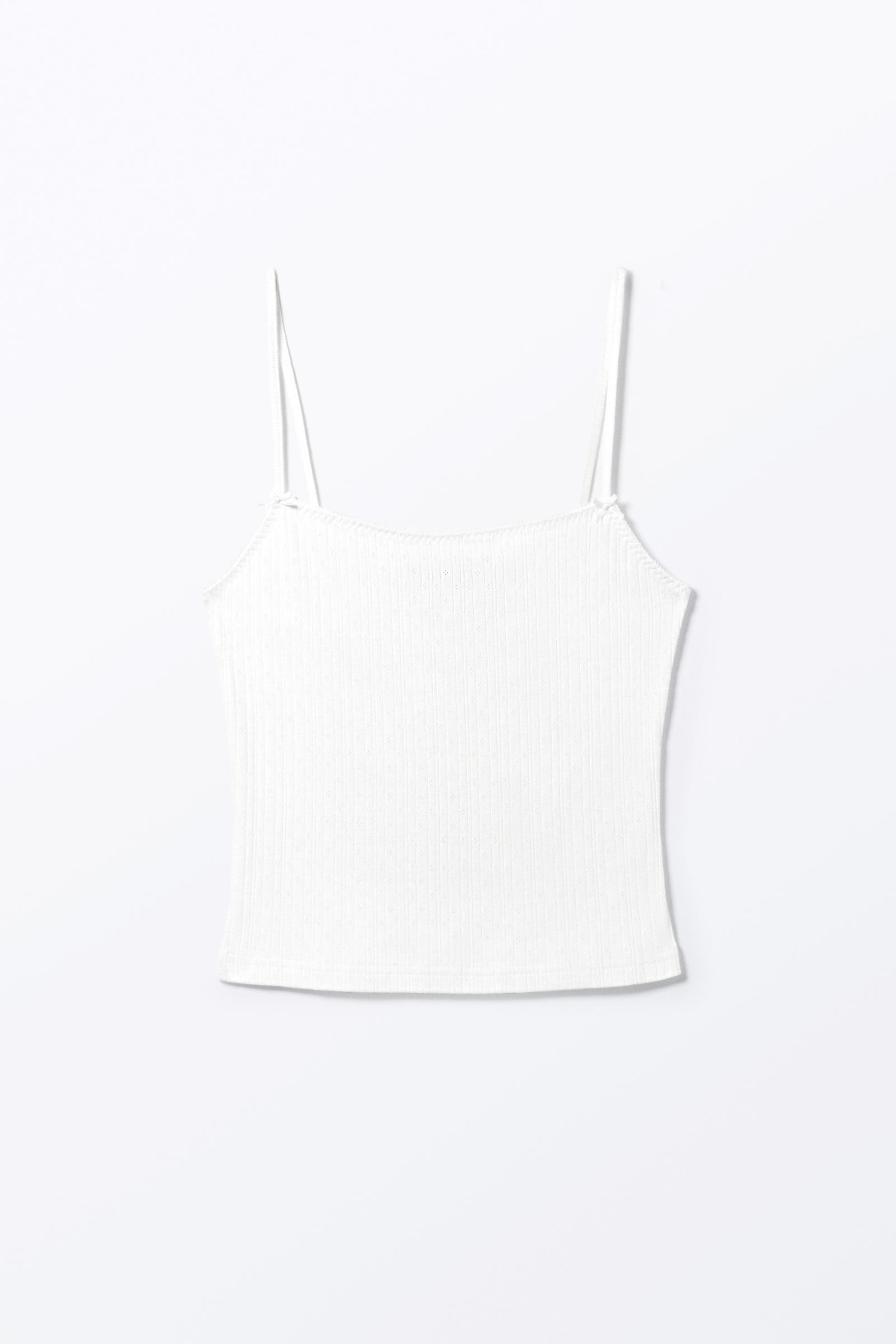 Off-white - Pointelle Strap Top - 3
