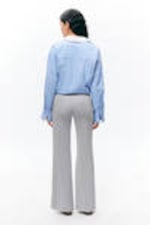 Grey - Soft Low Waisted Leggings - 2