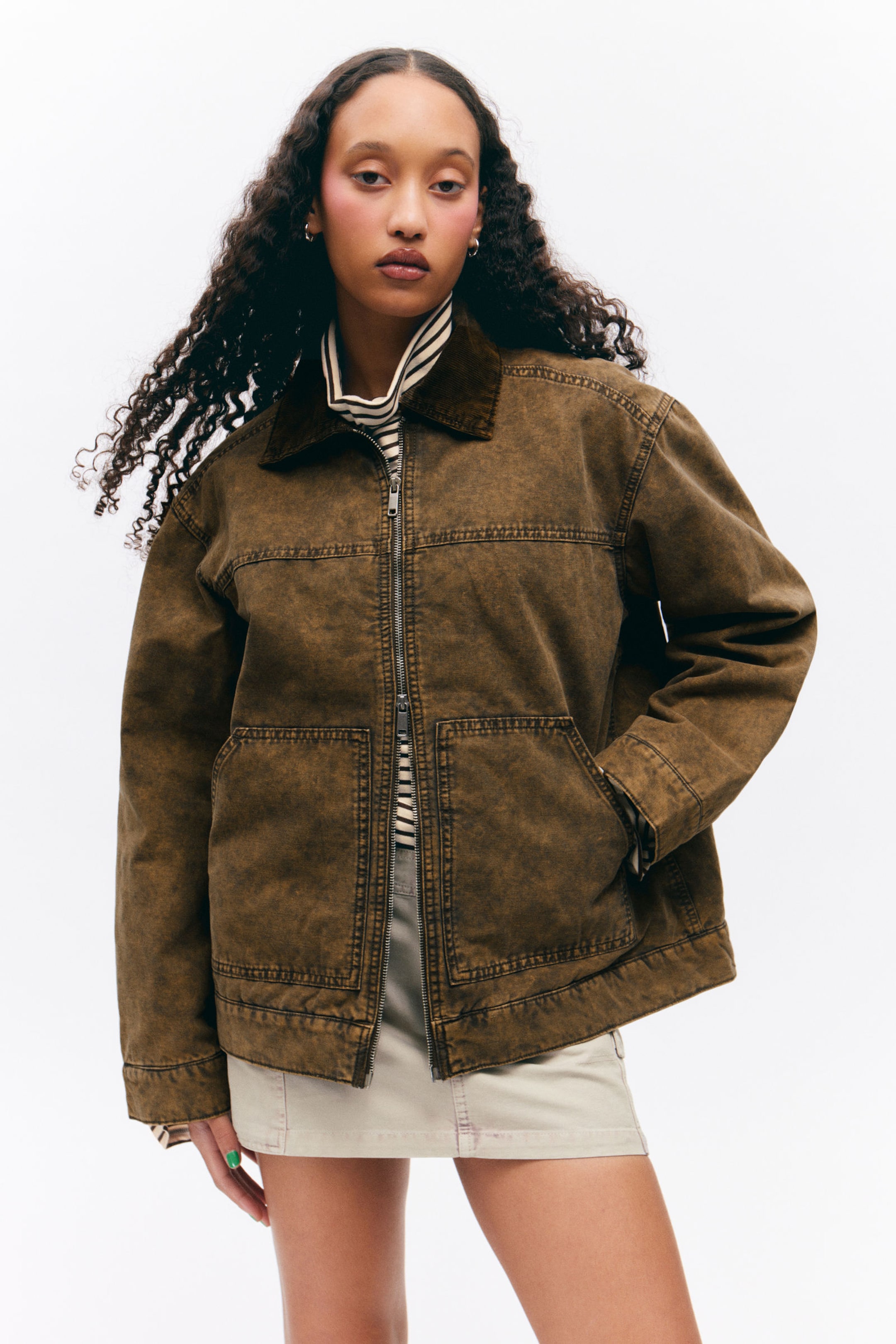 #423935 - Padded Cotton Canvas Jacket - 2