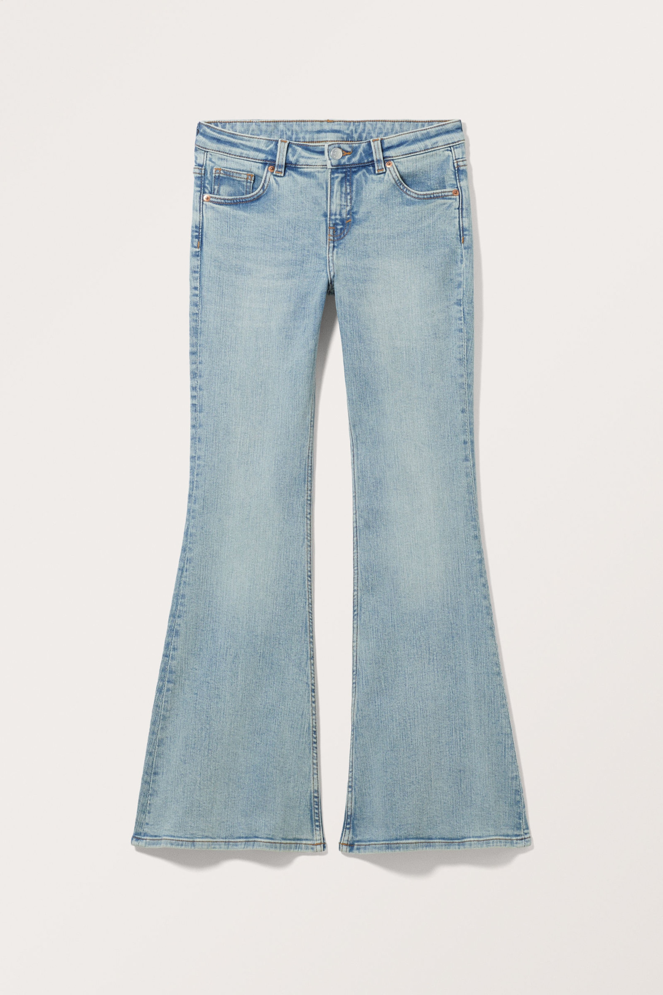 Space Blue - Katsumi Low Waist Flared Jeans - 5