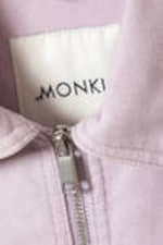 Light Dusty Purple - Two-way Zip Oxford Jacket - 5
