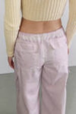 Light Dusty Pink - Relaxed Cotton Cargo Trousers - 2