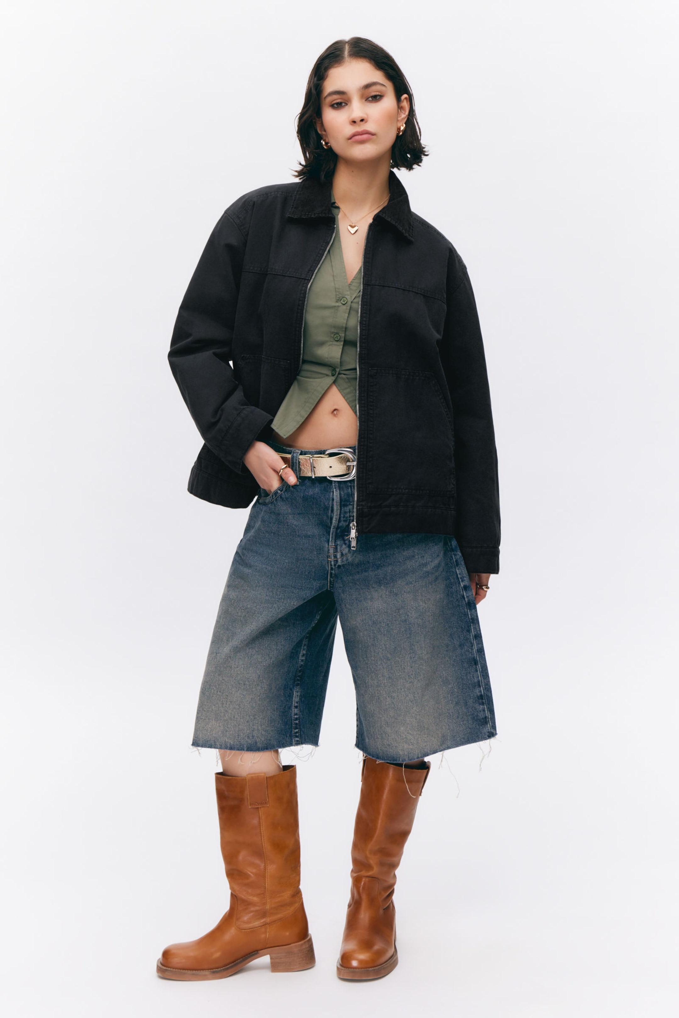 #33363A - Padded Cotton Canvas Jacket - 1