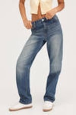 Gabby Blue - Aimo Mid Straight Jeans - 1