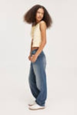 Gabby Blue - Aimo Mid Straight Jeans - 2