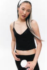 Black - Soft Strap Top - 1