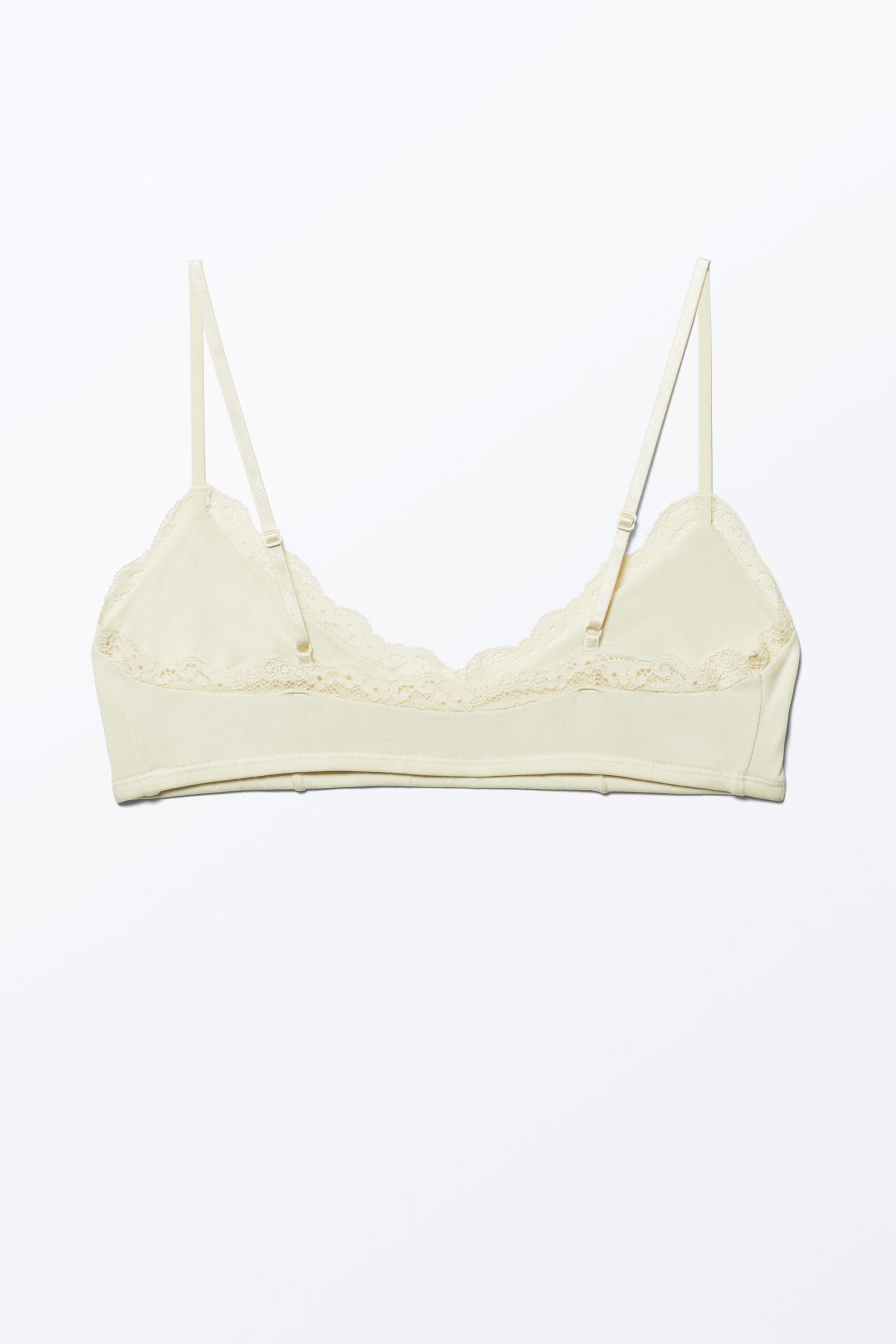 #DBD5C3 - Soft Pull-over Scoop Neck Bra - 2