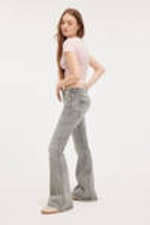 Concrete Grey - Katsumi Low Waist Flared Jeans - 2