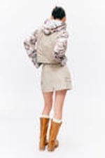 Pinkish Beige - Mini Cotton Cargo Skirt - 2