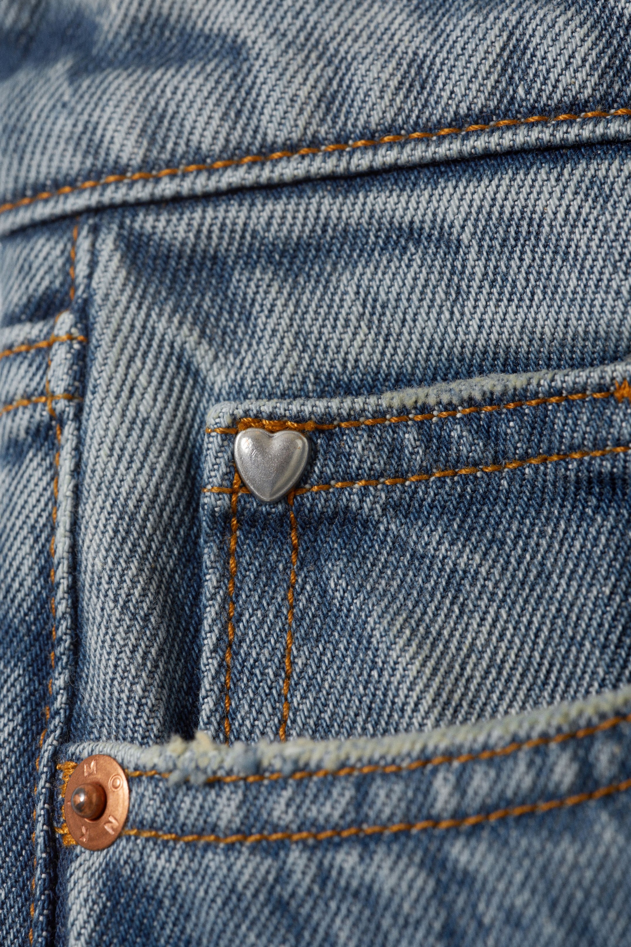 Mountain Blue - Paz Mid Wide Jeans - 6